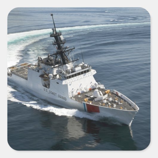 米国コーストガードカッターウェイッシュ2 スクエアシール (正面)