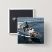 米国コーストガードカッターウェイッシュ2 缶バッジ (正面&裏面)