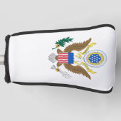 米国コートオブアームズpccnt ゴルフヘッドカバー (正面)