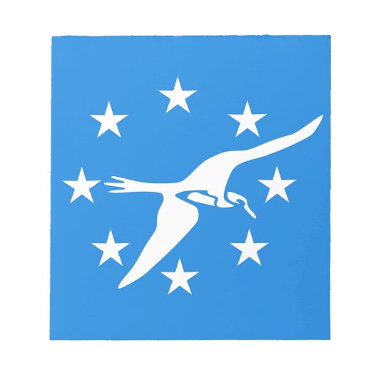 米国コーパスクリスティシティ州旗を持つメモ帳 ノートパッド (正面)