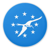 米国コーパスクリスティ州旗とセラミックノブの引っ張り セラミックノブ (正面)