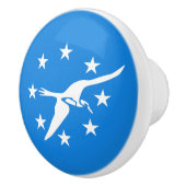 米国コーパスクリスティ州旗とセラミックノブの引っ張り セラミックノブ (右)