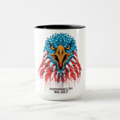 米国コーヒーマグの独立記念日 マグカップ (中央)