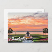 米国サウスカロライナ州チャールストン ポストカード (正面/裏面)