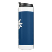 米国サウスカロライナ州旗を持つサーマルタンブラー タンブラー (回転右)