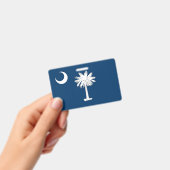 米国サウスカロライナ州旗を持つネームバッジ バッジ (手持ち)