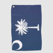 米国サウスカロライナ州旗 ゴルフタオル (正面)