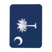 米国サウスカロライナ州旗 マグネット (縦)