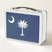 米国サウスカロライナ州旗 メタルランチボックス (裏面)