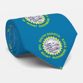 米国サウスダコタ州旗と提携 ネクタイ (ロール)