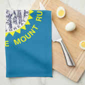 米国サウスダコタ州旗を持つキッチンタオル キッチンタオル (四つ折り)