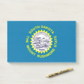 米国サウスダコタ州旗を持つノート ポストイット (デスク)