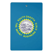 米国サウスダコタ州旗を持つミニクリップボード ミニクリップボード (裏面)