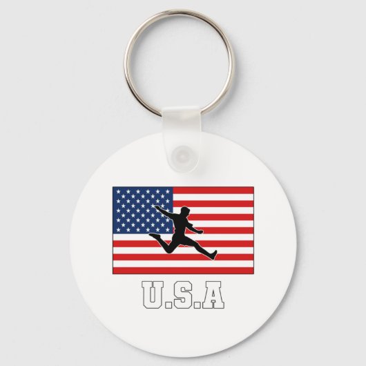 米国サッカーサッカー代表USMNT キーホルダー (正面)