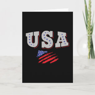 米国サッカーファンジャージーシャツアメリカ国旗 カード