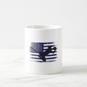 米国サッカーファンジャージーシャツアメリカ国旗 コーヒーマグカップ
