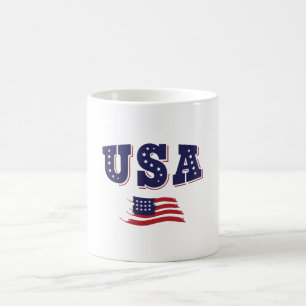 米国サッカーファンジャージーシャツアメリカ国旗 コーヒーマグカップ