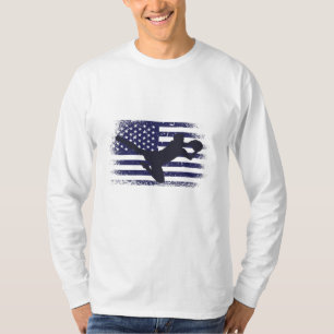 米国サッカーファンジャージーシャツアメリカ国旗 Tシャツ