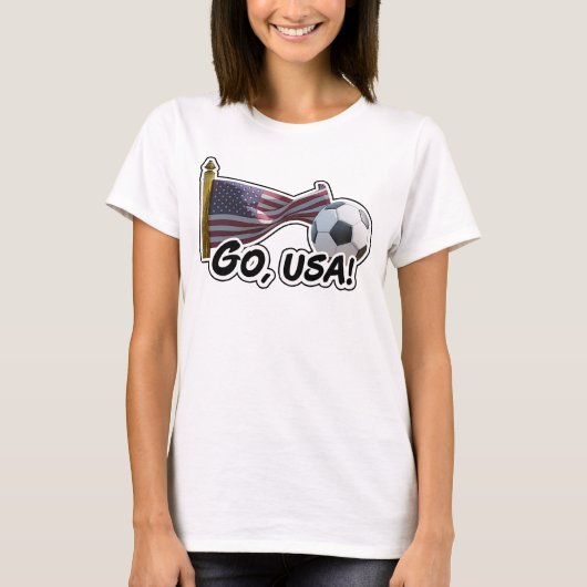 米国サッカーファン囲碁 Tシャツ (正面)