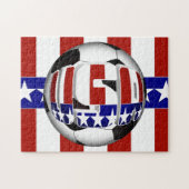 米国サッカーボール ジグソーパズル (横)