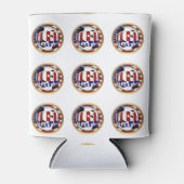 米国サッカーボール 缶クーラー (正面)