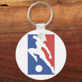 米国サッカー女子Tシャツ・ギフト キーホルダー (正面)