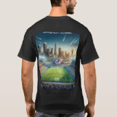米国サッカー競技場fifaワールドカップ2026大会 tシャツ (裏面)