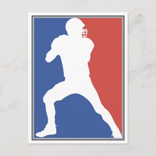 米国サッカー選手Tシャツとギフト ポストカード (正面)