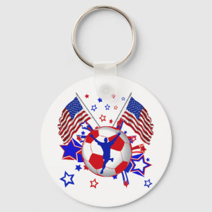 米国サッカー キーホルダー