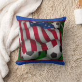 米国サッカー クッション (ブランケット)
