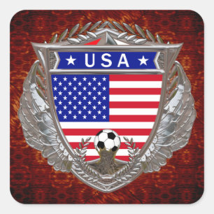 米国サッカー スクエアシール
