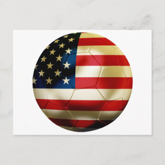 米国サッカー ポストカード