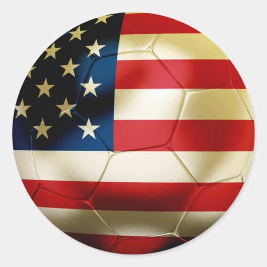 米国サッカー ラウンドシール (正面)