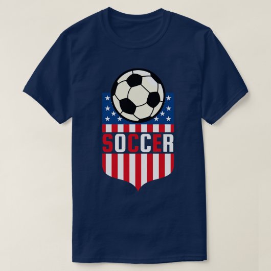 米国サッカー Tシャツ (デザイン正面)