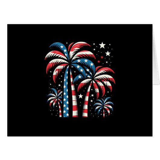 米国サマー国旗7月4日 (正面横)