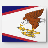 米国サモア国旗のプラーク フォトプラーク (正面)