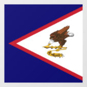 米国サモア国旗 ウィンドウサイン (シート)