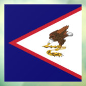 米国サモア国旗 ウィンドウサイン (シート3)