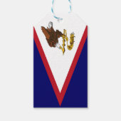 米国サモア国旗 ギフトタグ (正面)