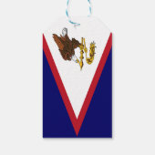 米国サモア国旗 ギフトタグ (裏面)