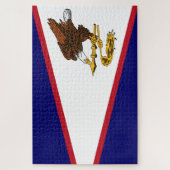 米国サモア国旗 ジグソーパズル (縦)