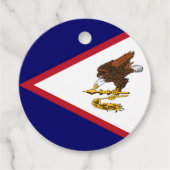 米国サモア国旗 フェイバータグ (正面)