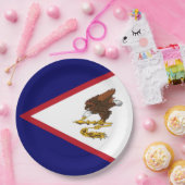 米国サモア国旗 ペーパープレート (パーティー)