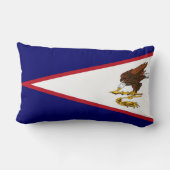 米国サモア国旗 ランバークッション (裏面)