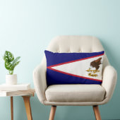 米国サモア国旗 ランバークッション (椅子)