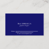 米国サモア国旗 名刺 (裏面)