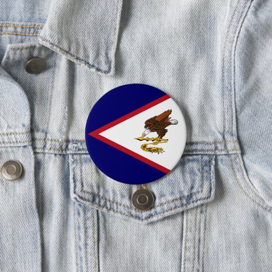 米国サモア国旗 缶バッジ (インサイチュ)