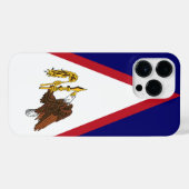 米国サモア国旗 iPhoneケース (裏面横)