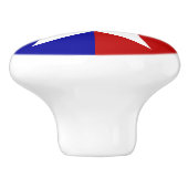 米国サンアントニオ州旗とセラミックノブの引っ張り セラミックノブ (側面)