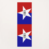 米国サンアントニオ州旗を持つヨガマット ヨガマット (正面)